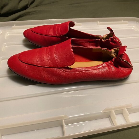 Everlane the Day Loafer in red leather - Picture 13 of 14